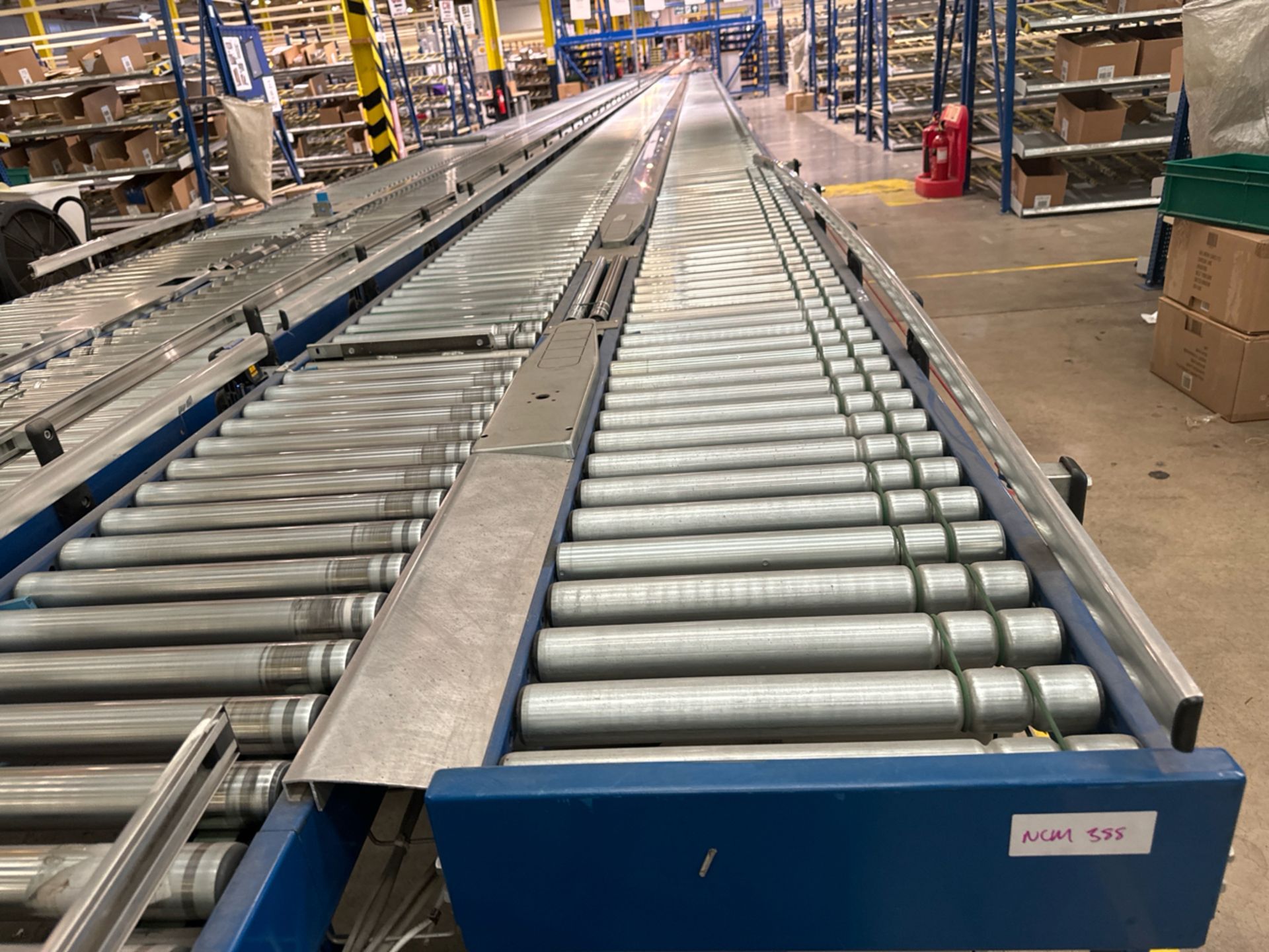 Motorised Roller Conveyor - 2 Rows