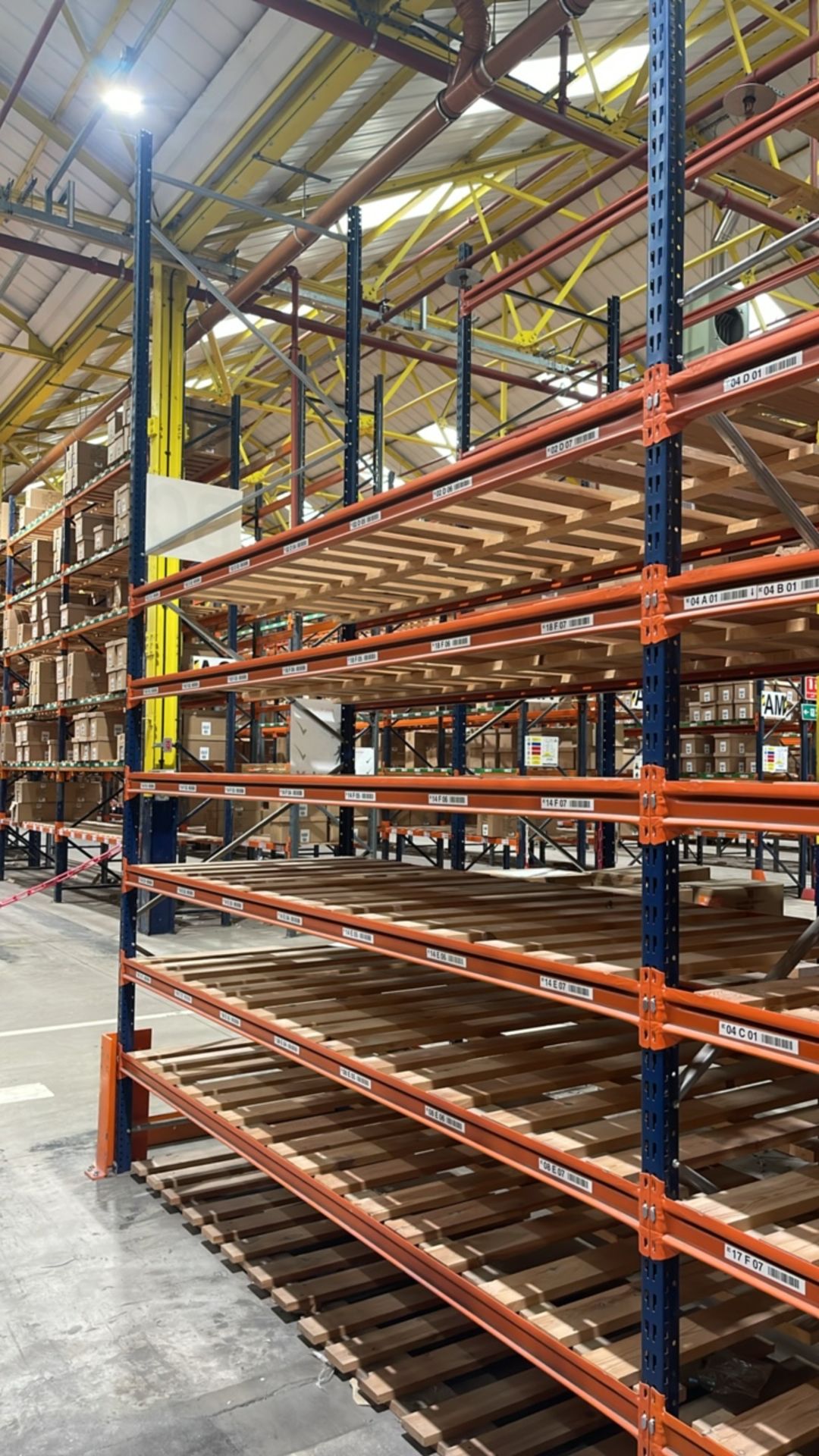 Run Of 10 Bays Of Boltless Industrial Pallet Racking - Image 8 of 9