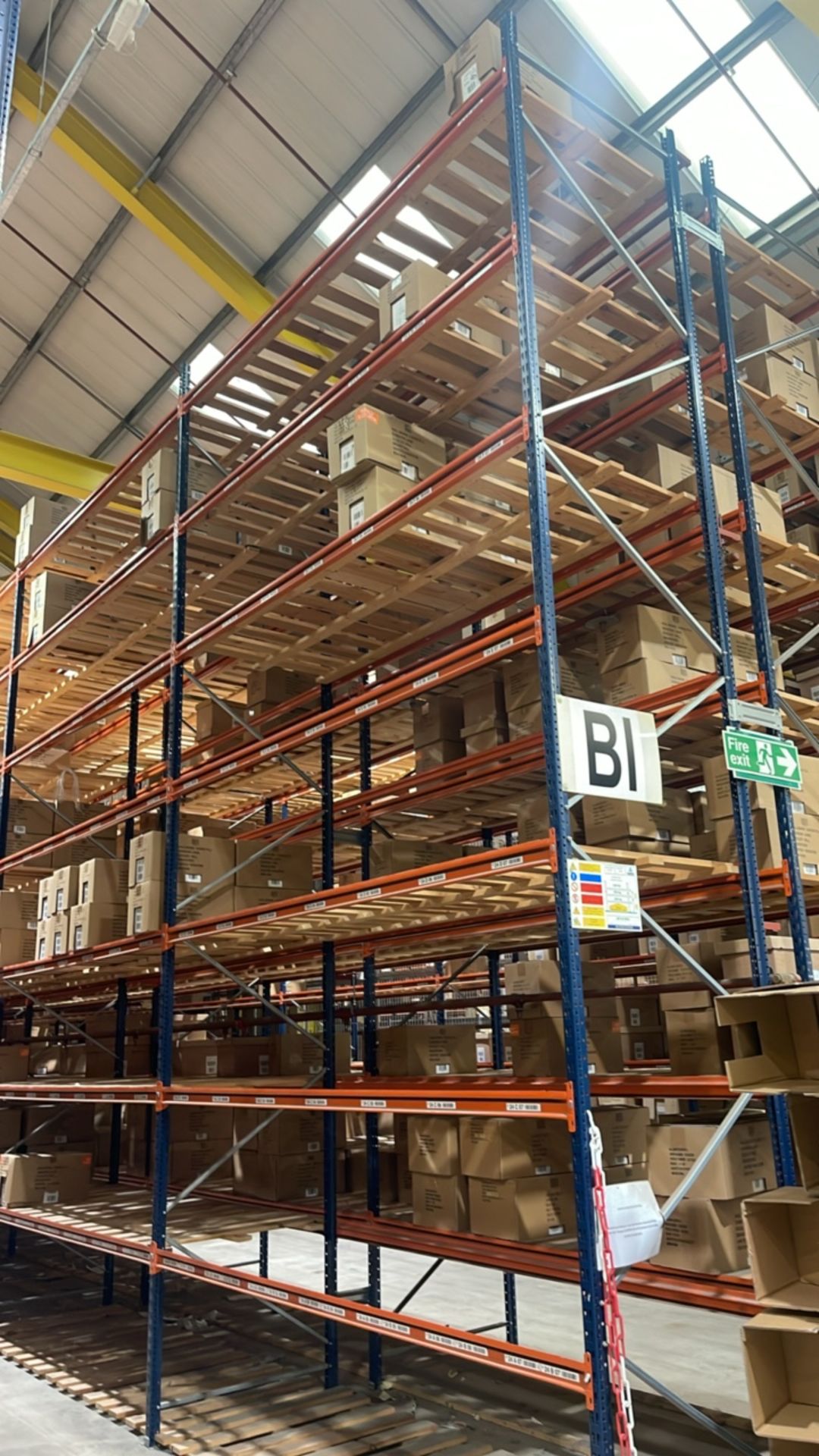 Run Of 24 Bays Of Back To Back Boltless Industrial Pallet Racking - Image 5 of 10