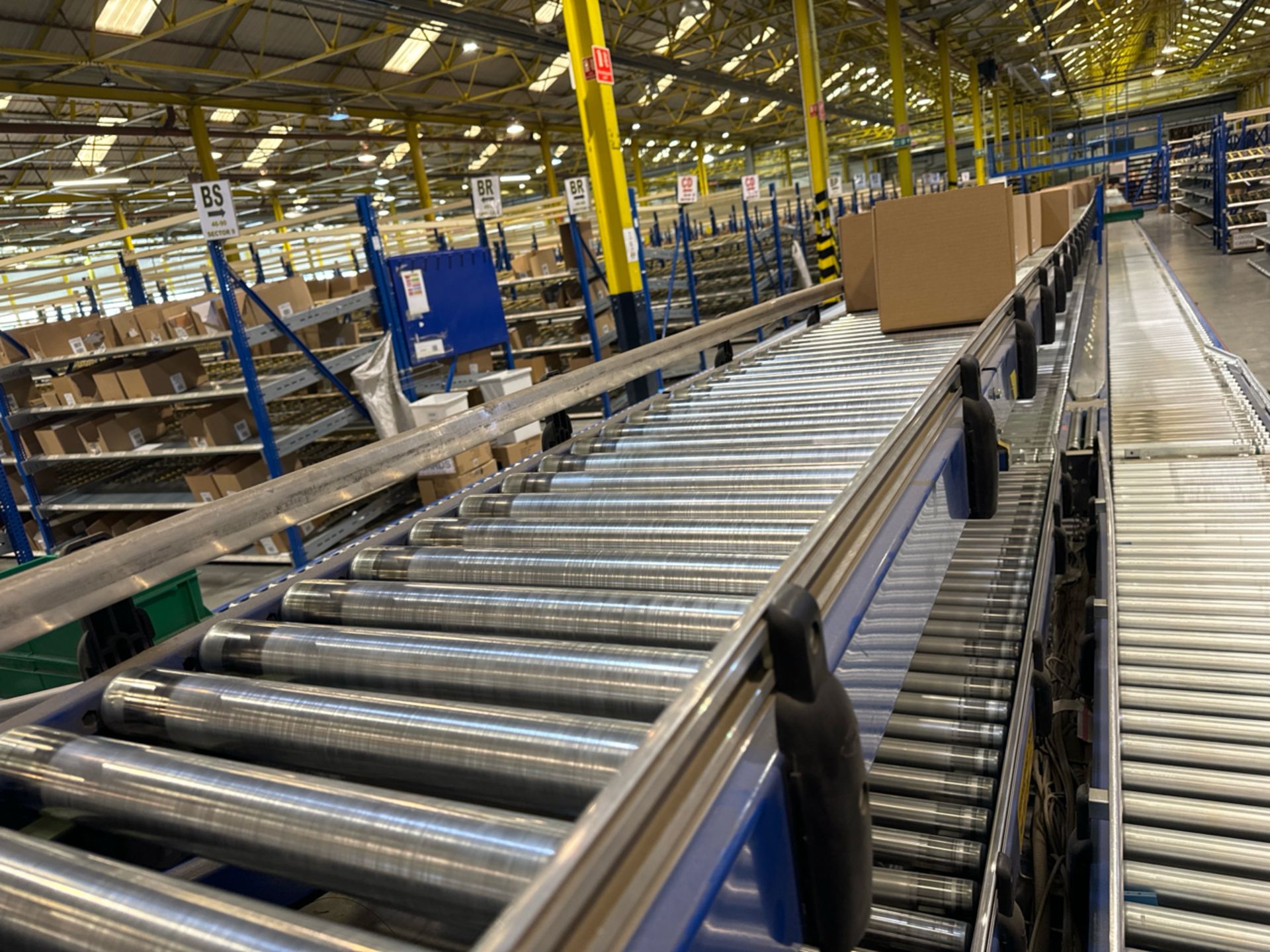 Elevated Motorised Roller Conveyor