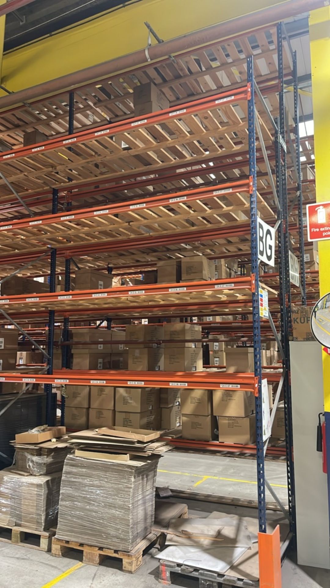 Run Of 24 Bays Of Back To Back Boltless Industrial Pallet Racking - Image 6 of 11