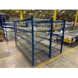 4 Bays Of Metal Shelving Racks