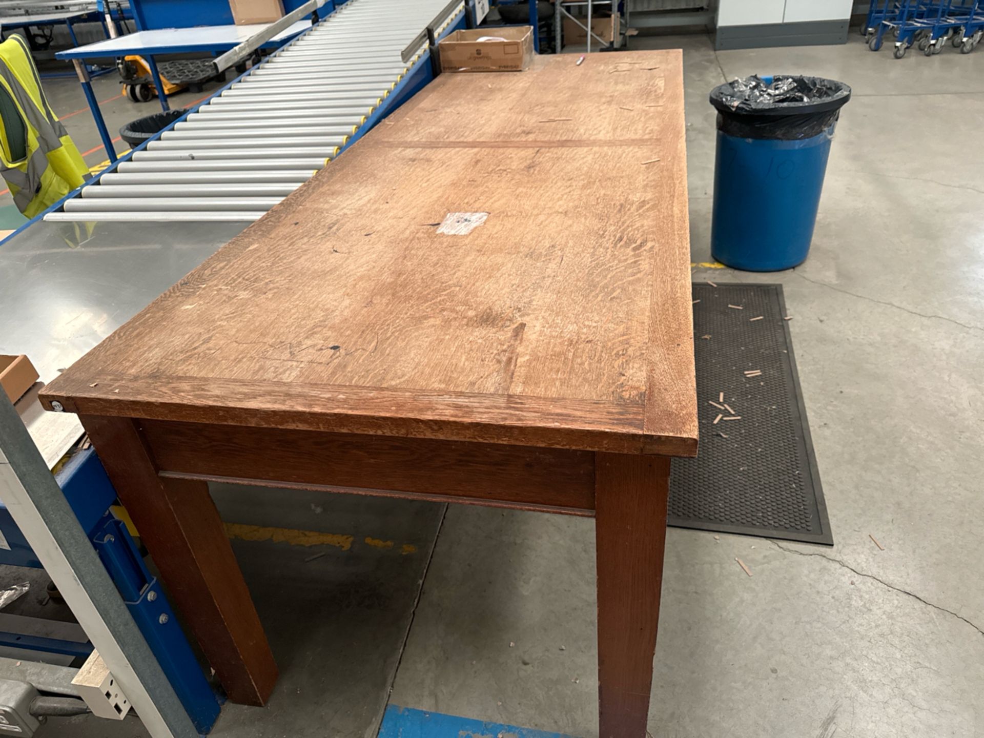 Large Wood Table - Image 3 of 5