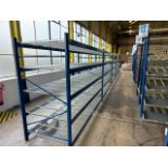 5 Bays Of Metal Shelving Racks