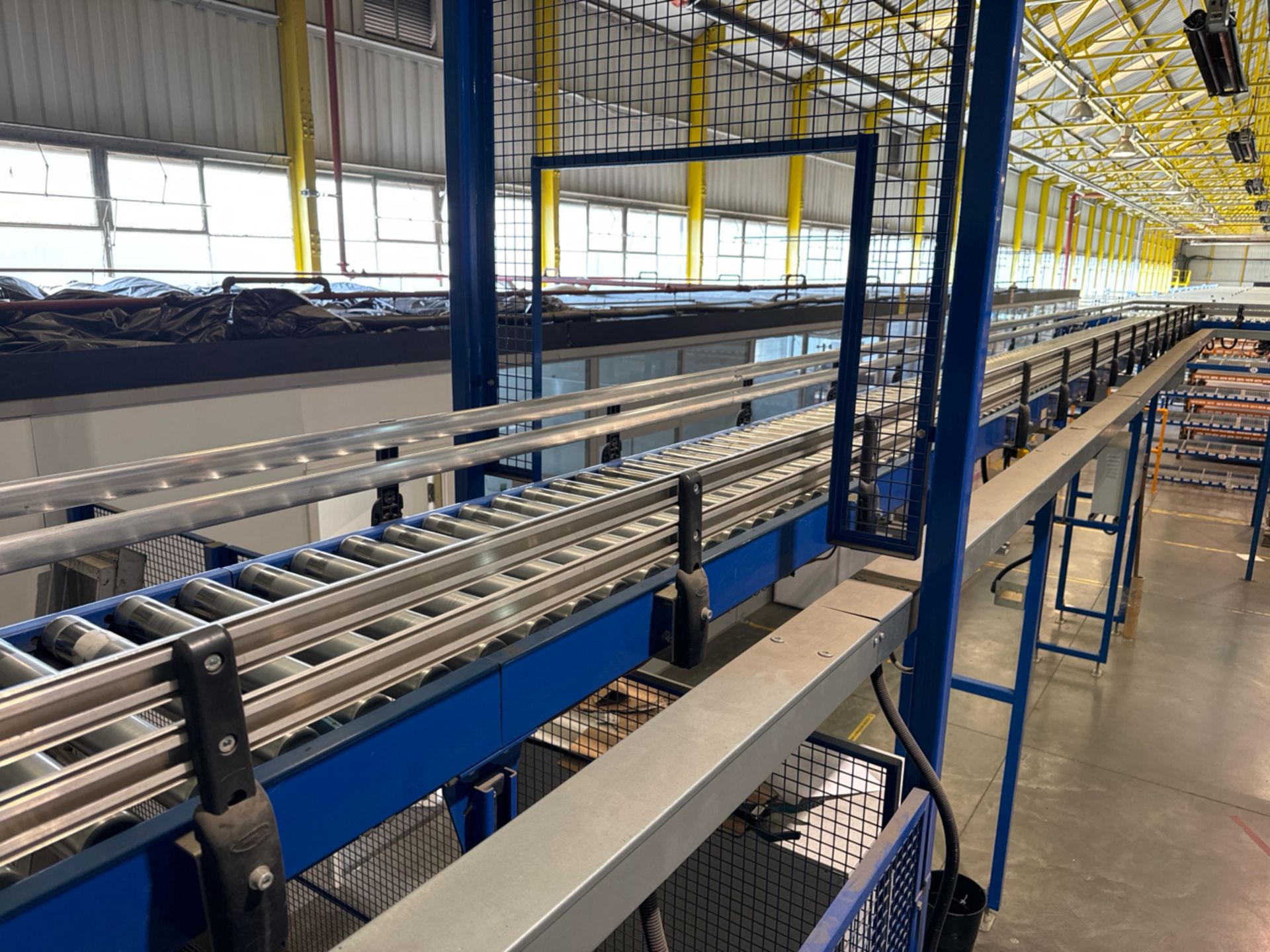 Elevated Motorised Roller Conveyor