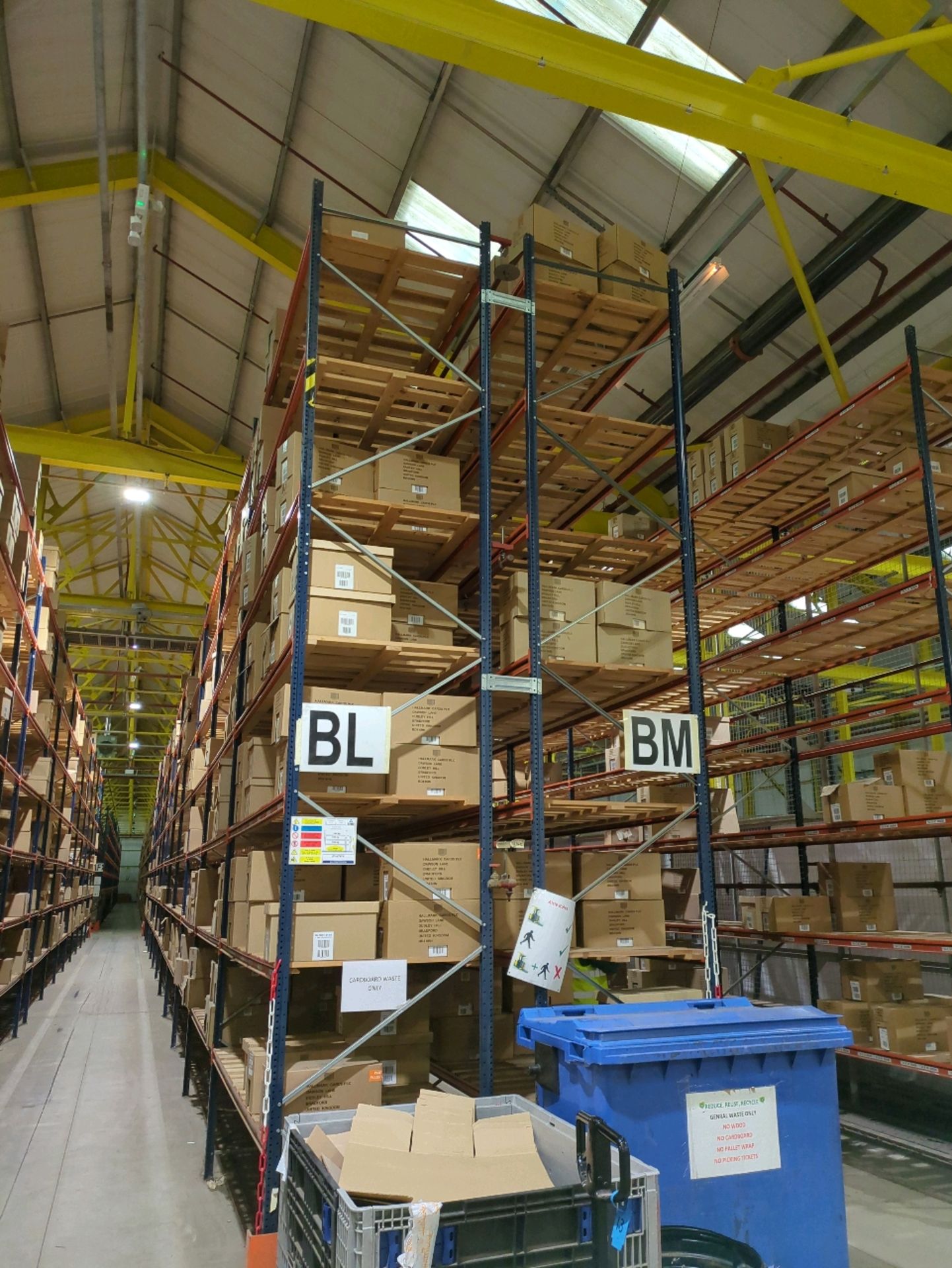 Run Of 24 Bays Of Back To Back Boltless Industrial Pallet Racking - Image 8 of 10