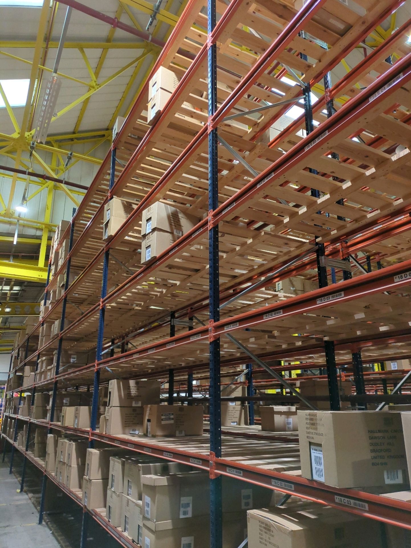 Run Of 20 Bays Of Back To Back Boltless Industrial Pallet Racking - Image 7 of 12