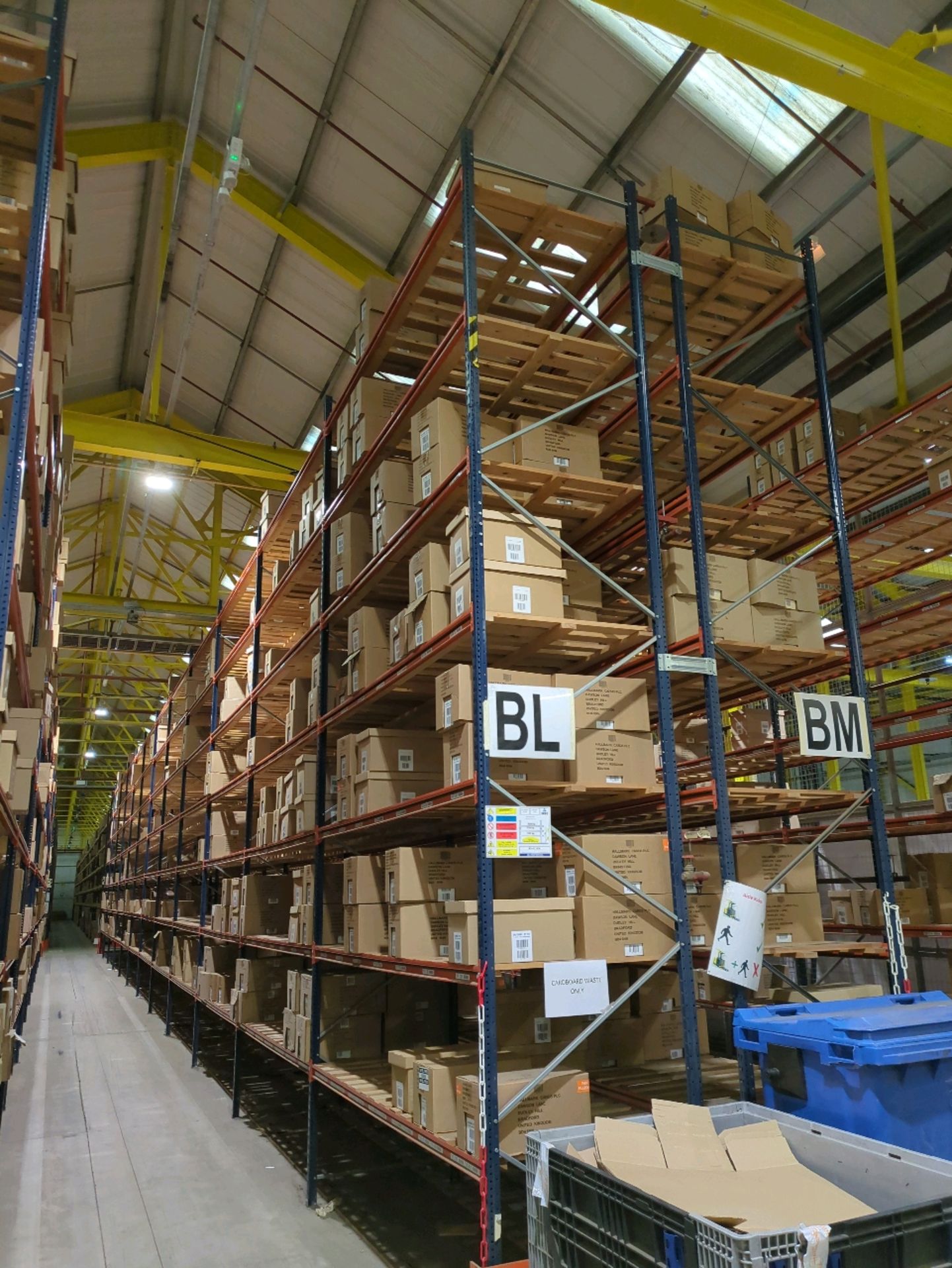 Run Of 24 Bays Of Back To Back Boltless Industrial Pallet Racking - Image 2 of 10