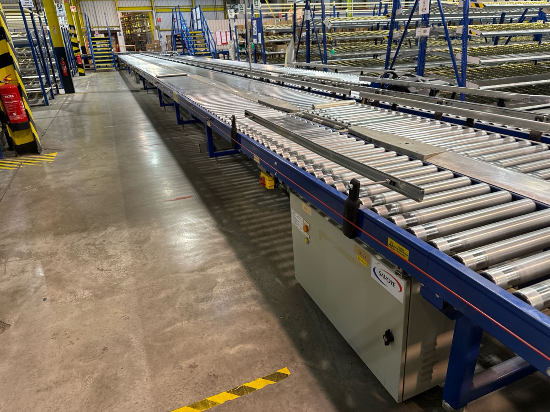 Motorised Roller Conveyor - 2 Rows