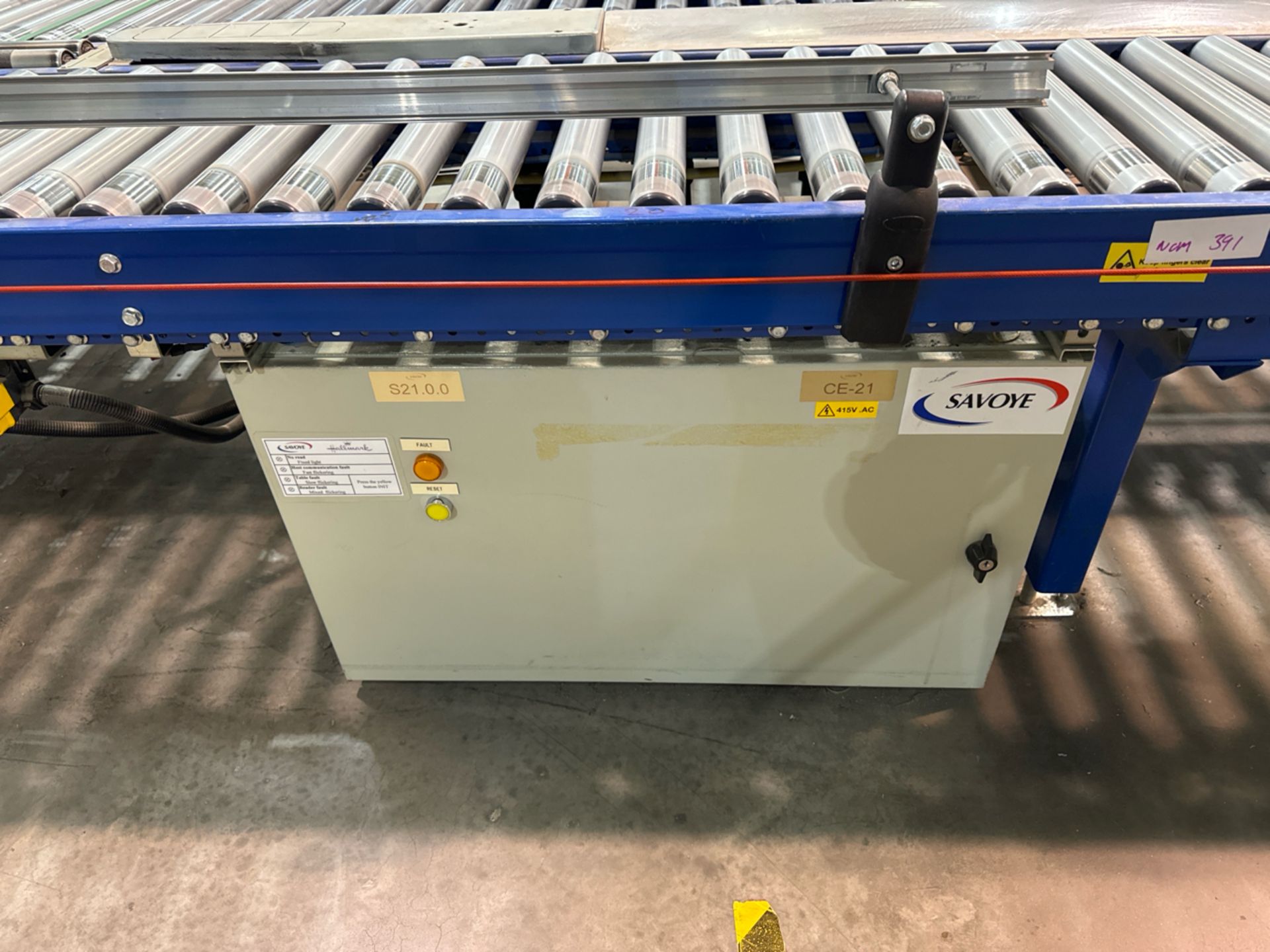 Motorised Roller Conveyor - 2 Rows - Image 2 of 9