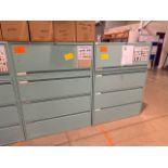 Light Blue Metal Storage Unit x2