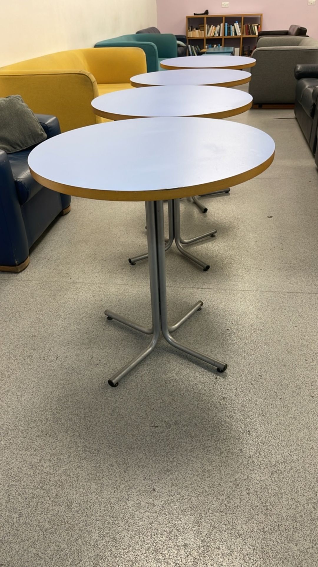 Circular Tables x4 - Image 2 of 5