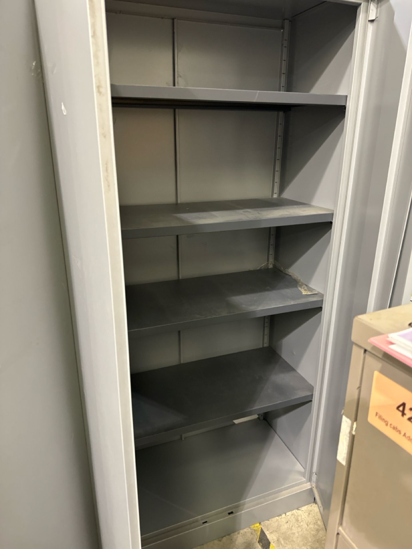 Silverline Metal Storage Cupboards x3 - Image 5 of 5