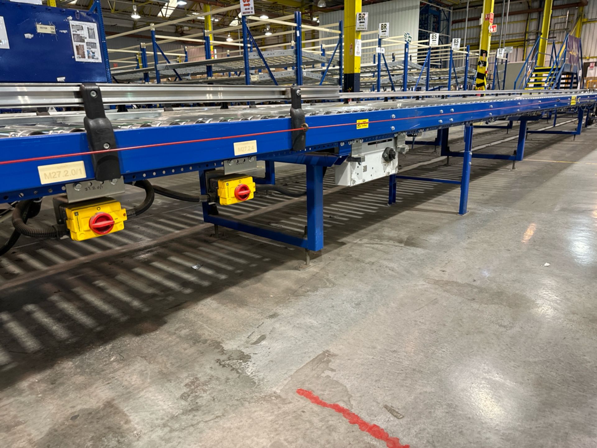 Motorised Roller Conveyor - 2 Rows - Image 5 of 7