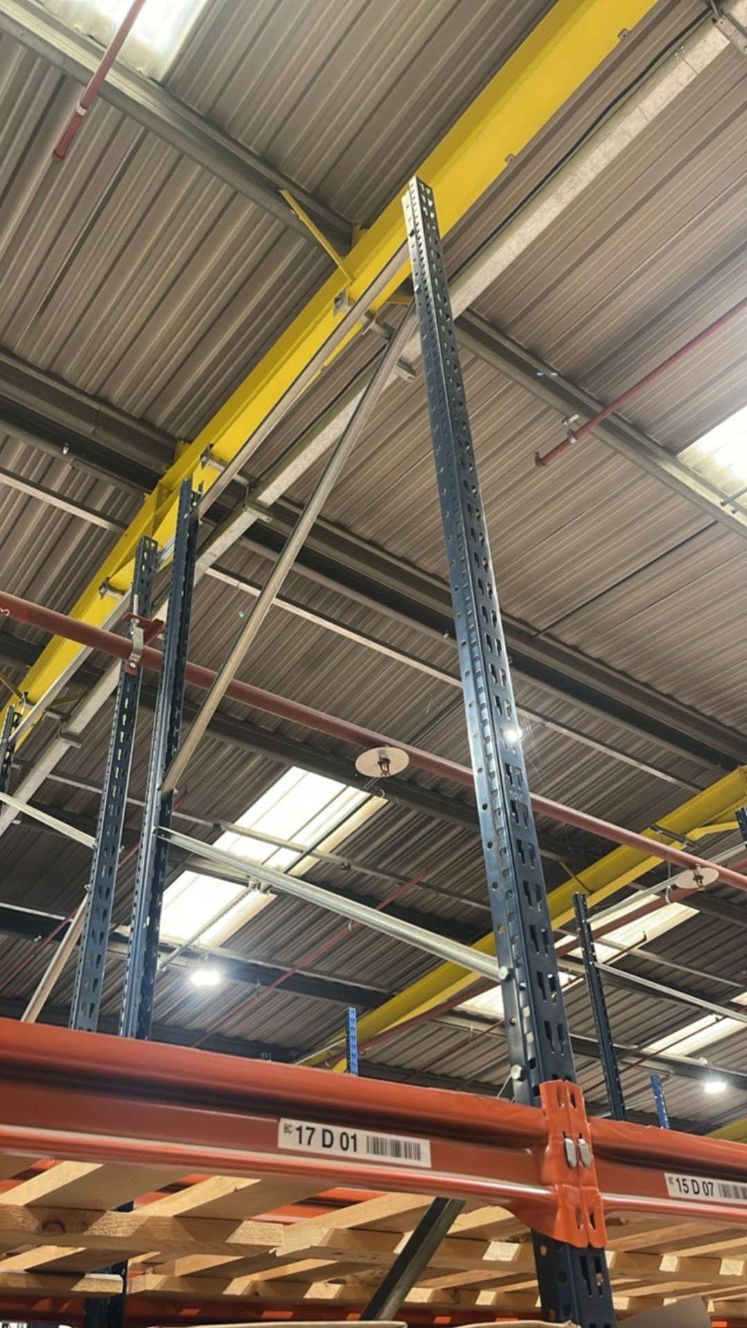 Run Of 18 Bays Of Back To Back Boltless Industrial Pallet Racking - Image 9 of 11