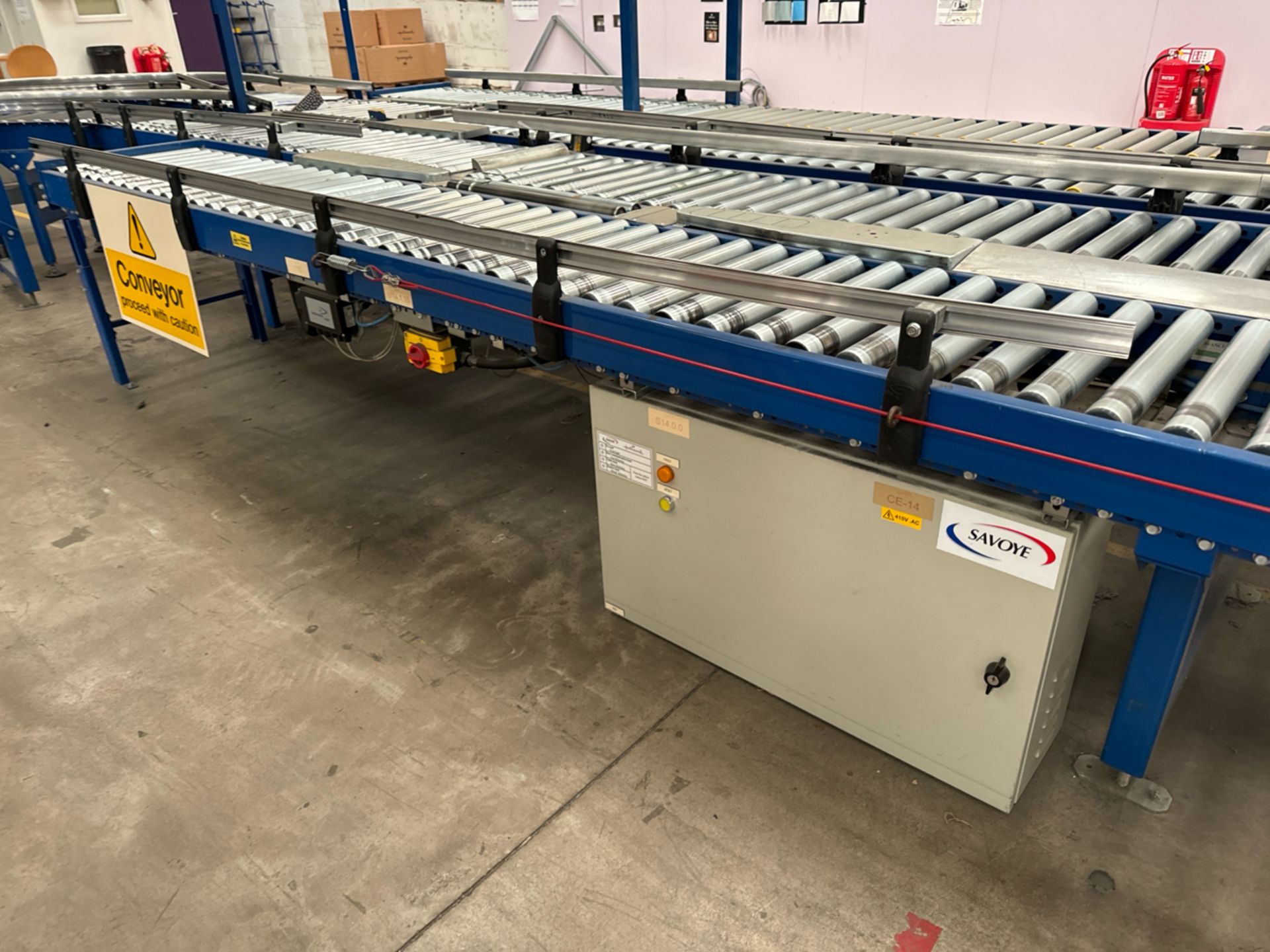 Motorised Roller Conveyor - 2 Runs - Image 4 of 9