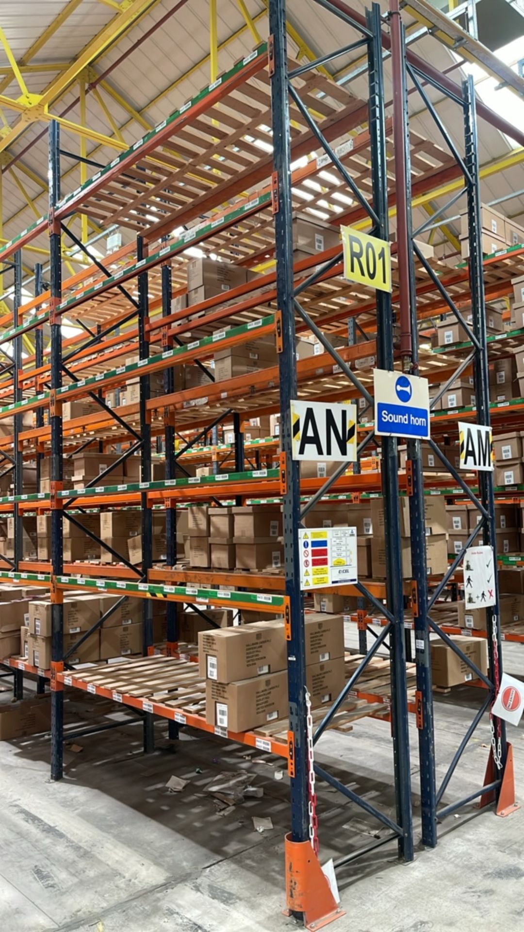 Run Of 44 Bays Of Back To Back Boltless Industrial Pallet Racking - Image 2 of 13