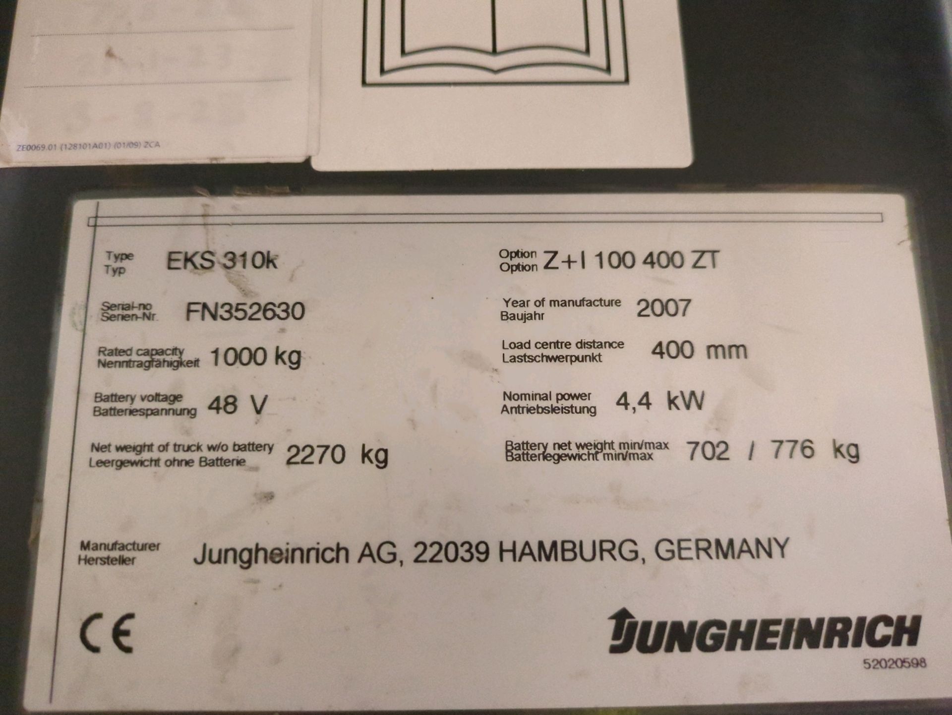 Jungheinrich EKS 310k - Bild 7 aus 17