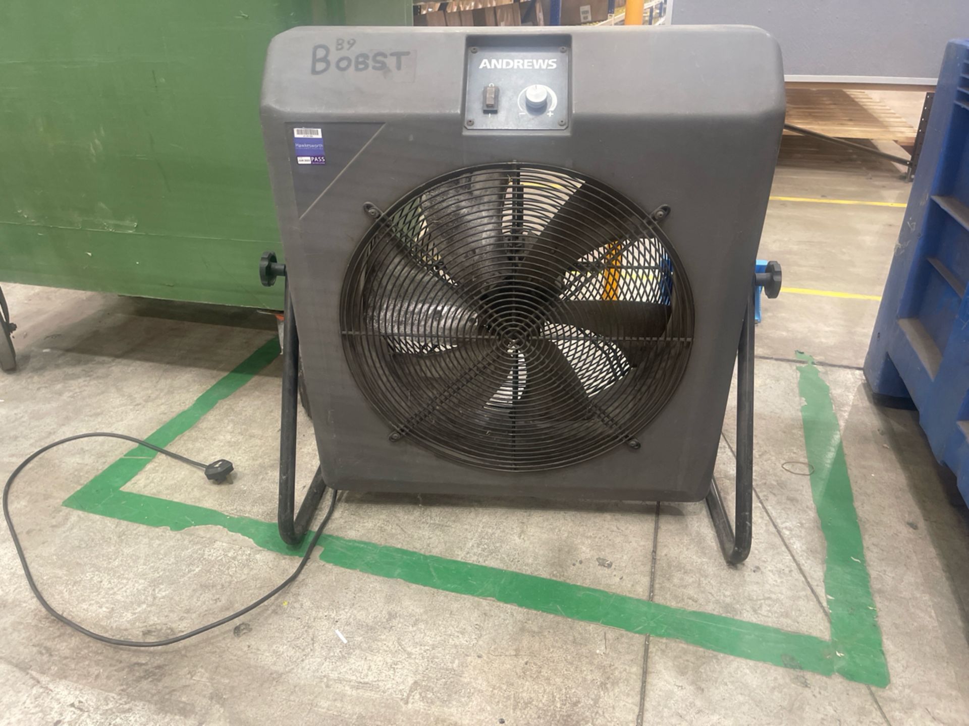 Andrews Industrial Ventilation Adjustable Speed Fan Blower ASF50