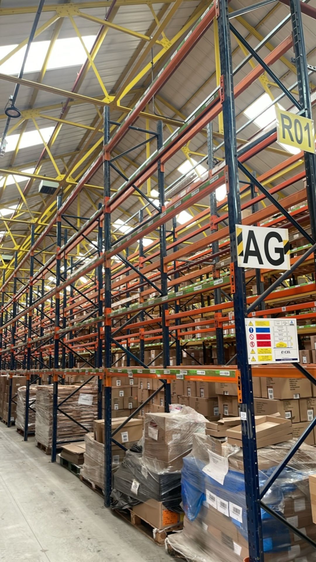 Run Of 44 Bays Of Back To Back Boltless Industrial Pallet Racking - Image 5 of 12