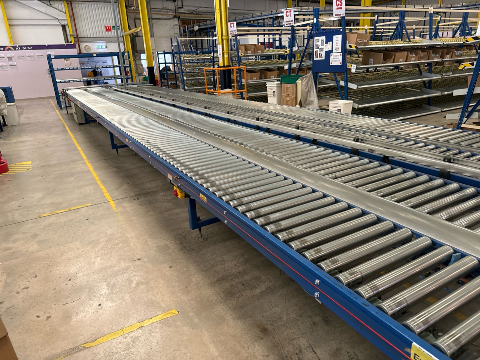 Motorised Roller Conveyor - 2 Rows - Image 2 of 7