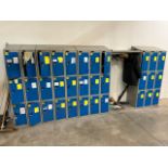 33 Probe Lockers With Hanging Rail