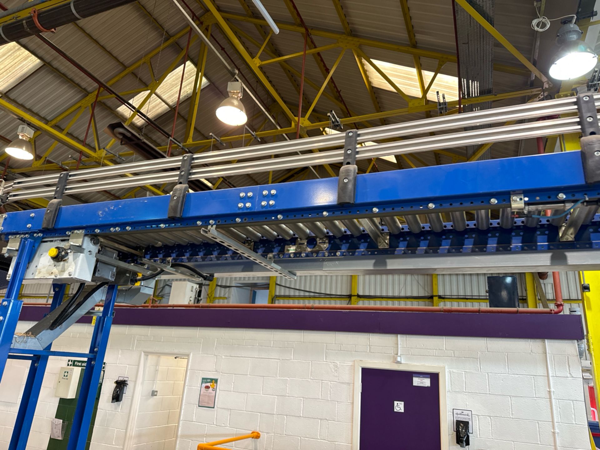 Elevated Motorised Roller Conveyor - Image 10 of 12