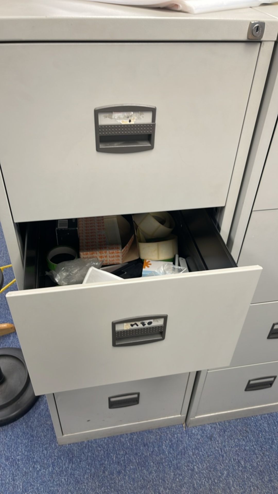 Bank Of 4 Filing Cabinets - Image 5 of 6