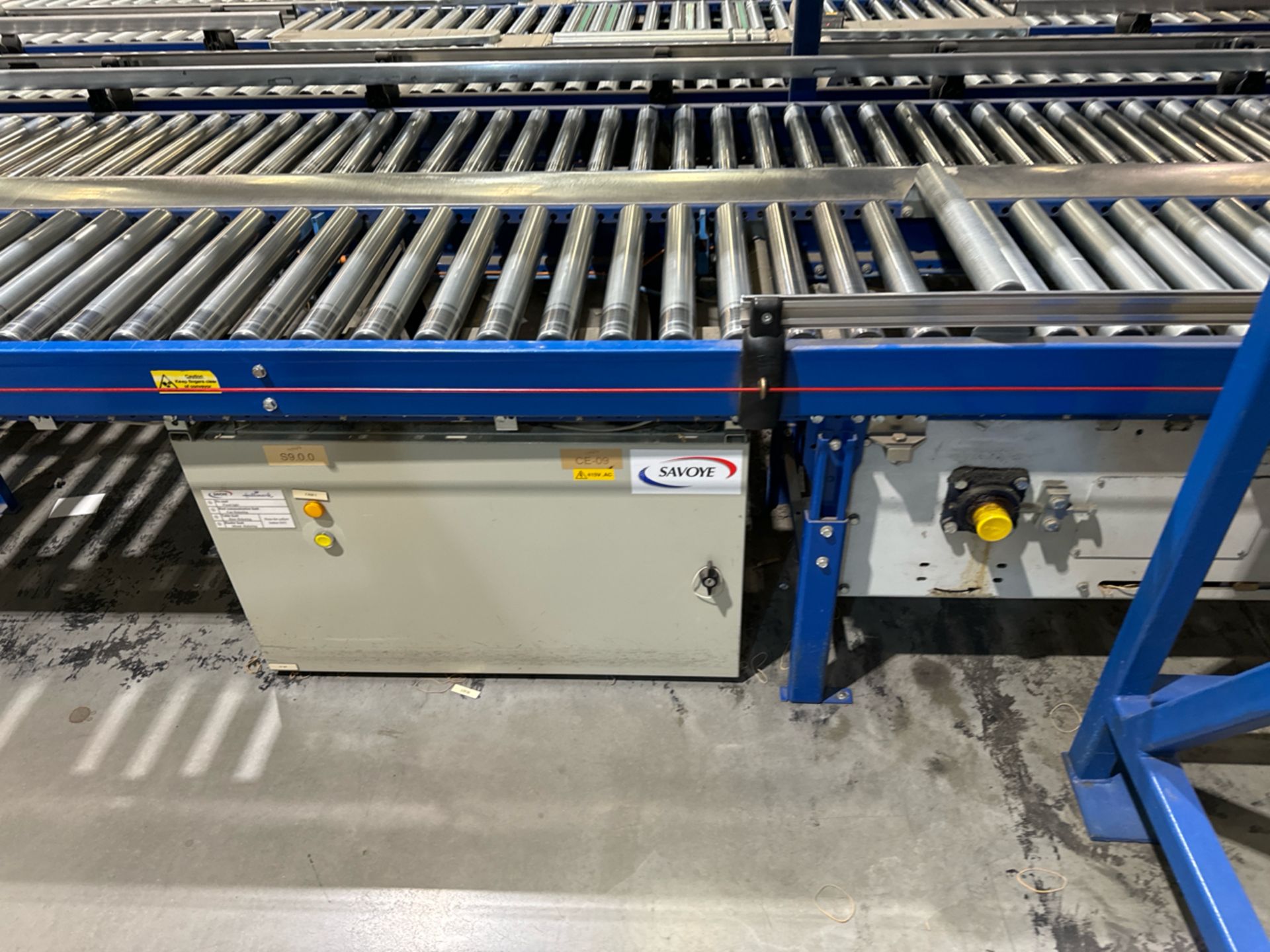 Motorised Roller Conveyor -3 Runs - Image 6 of 10