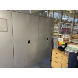 Pair Of Silverline Metal Storage Cupboards