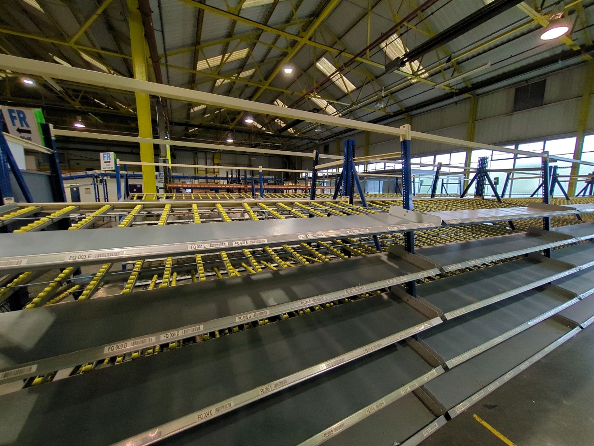 A Run Of 10 Bays Of Back To Back Kaiserkraft Roller Track With Cylindrical Rollers - Image 3 of 12