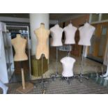 Torso Dress stand Mannequins x 6
