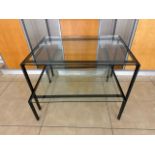 Tiered Glass Display Tables x2