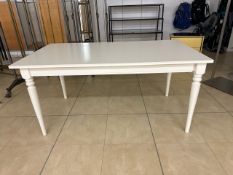 White Wood Table