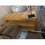 Wooden Table with Shelf
