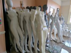 Gloss Headless Male Mannequins x6