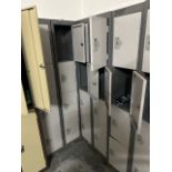 Set of 5 Locker Towers Comprising 20 Lockers