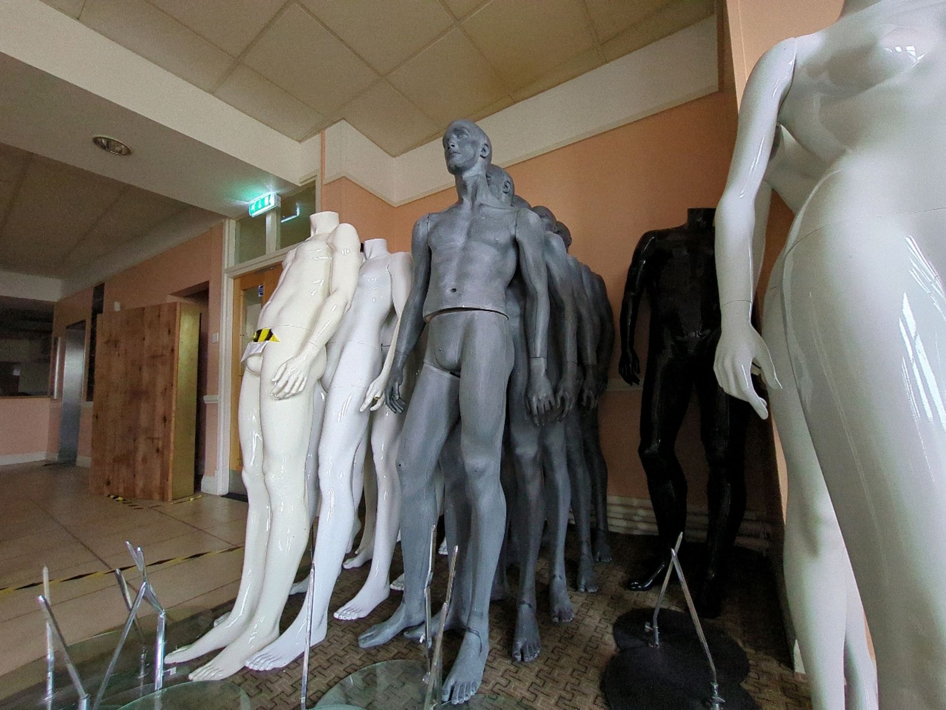 Grey Male Mannequins x 5