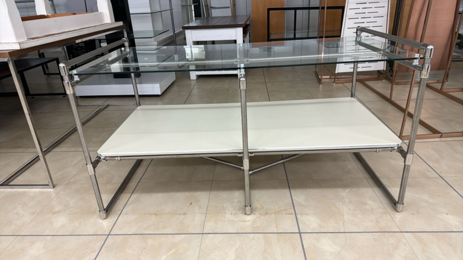 Metal Frame Display Table