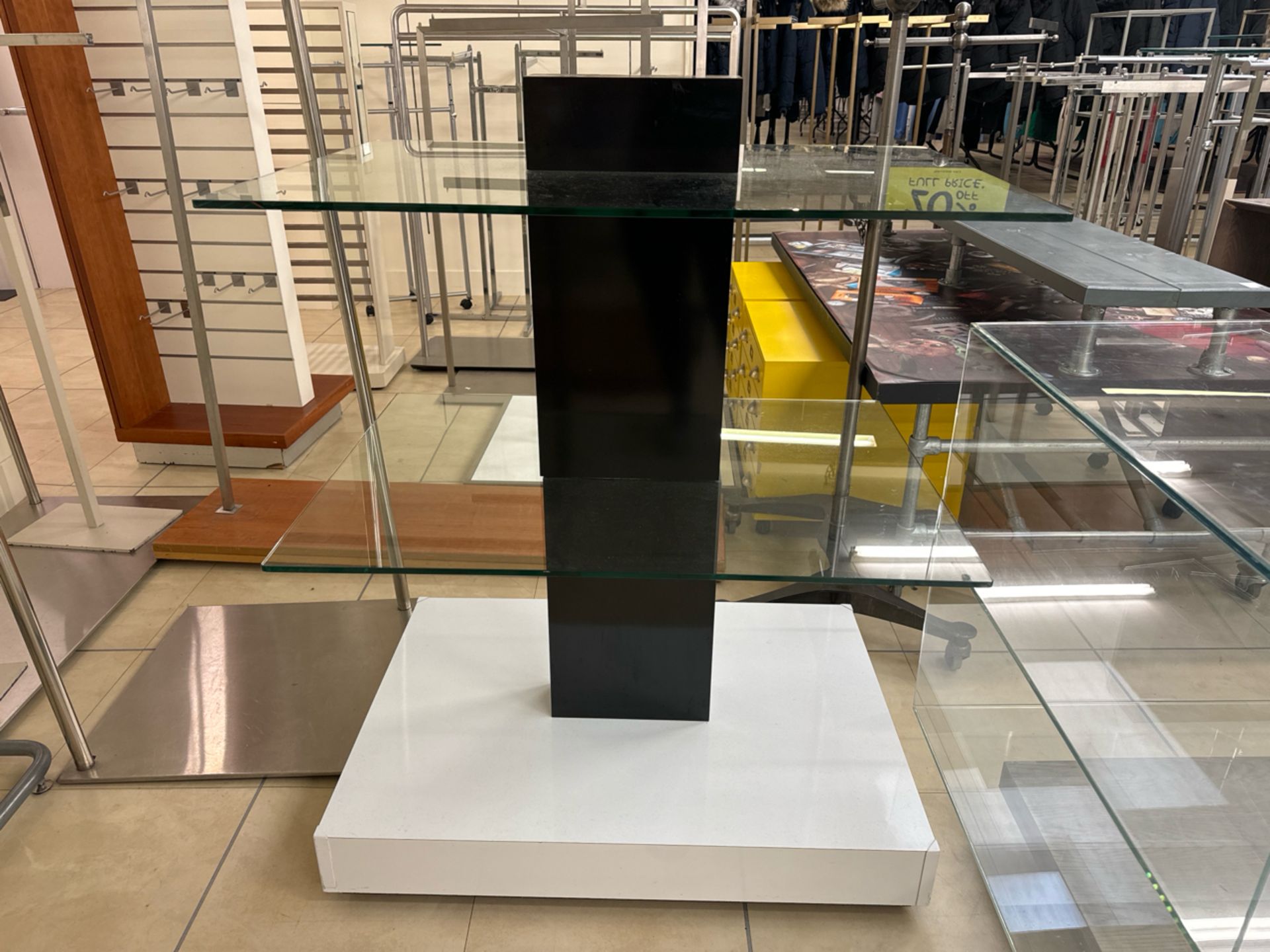 Tiered Glass Display Unit