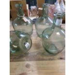 Large Green Bottles x 2
