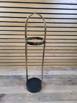 Amara Umbrella Stand Gold and Black