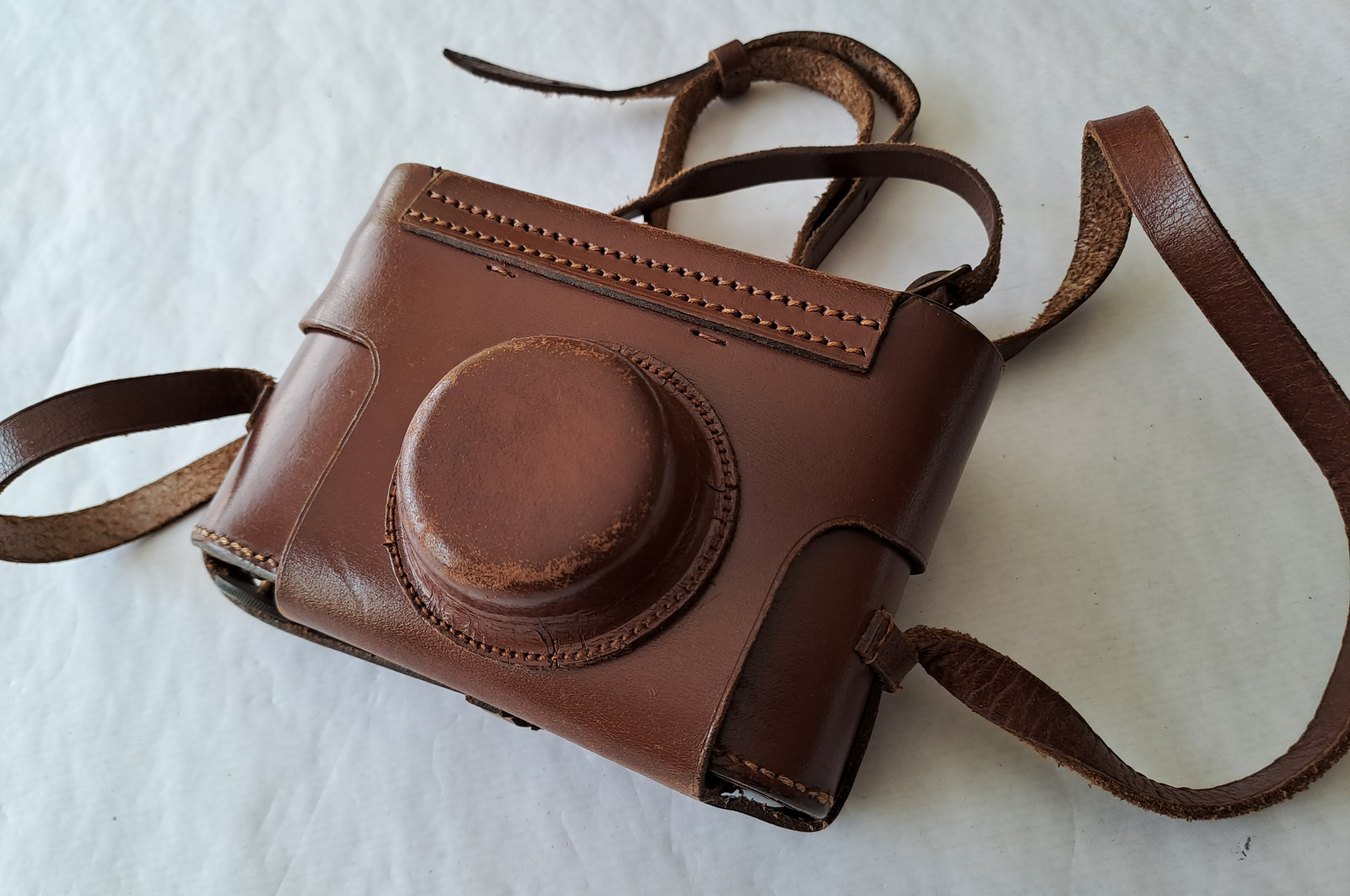 Leather Case For Leica Rangefinder With Fokos Compartment - Image 4 of 5