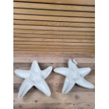 Pair of Starfish Serving Platters