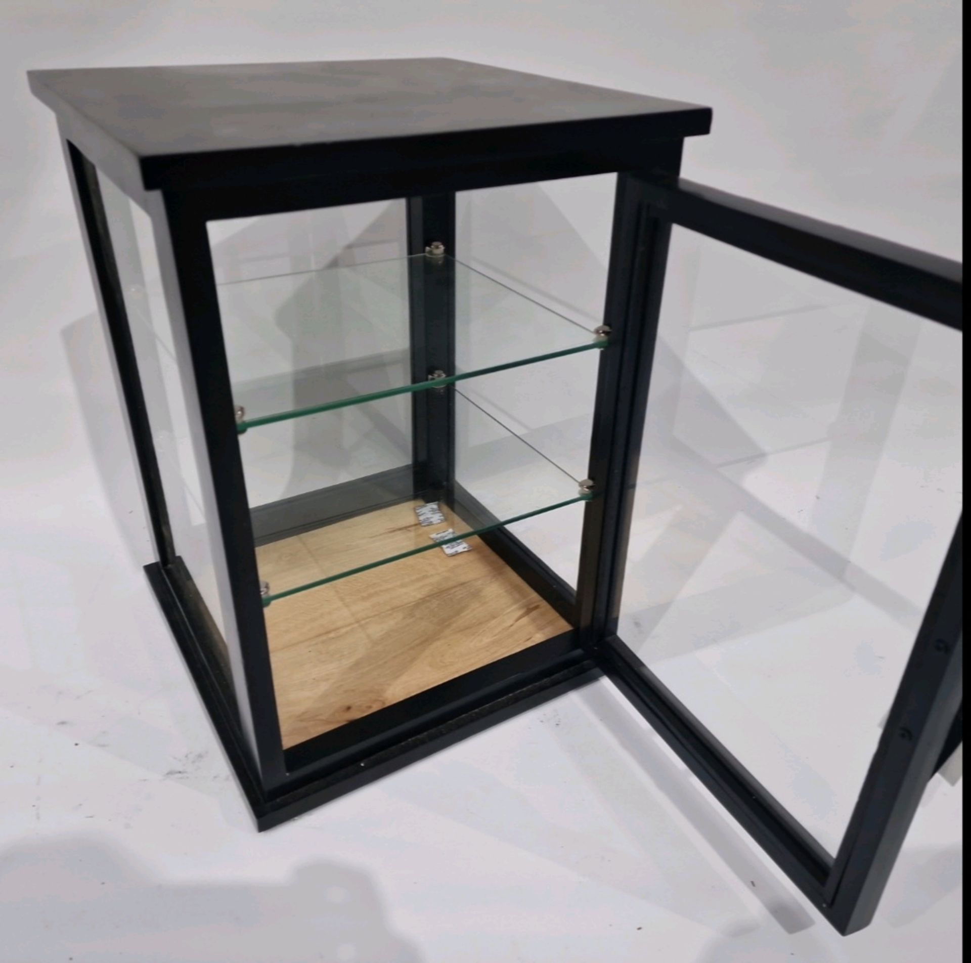Vitrine ARNO Black Wood Nordal Display Cabinet - Image 3 of 3