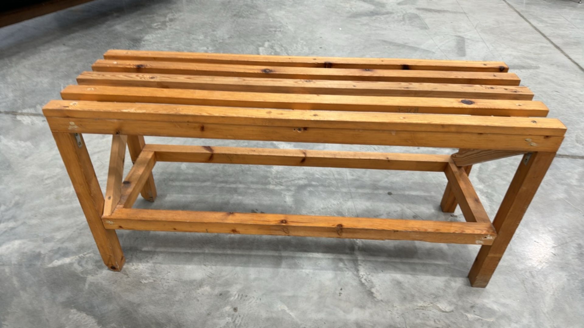Wooden Bench - Image 4 of 5
