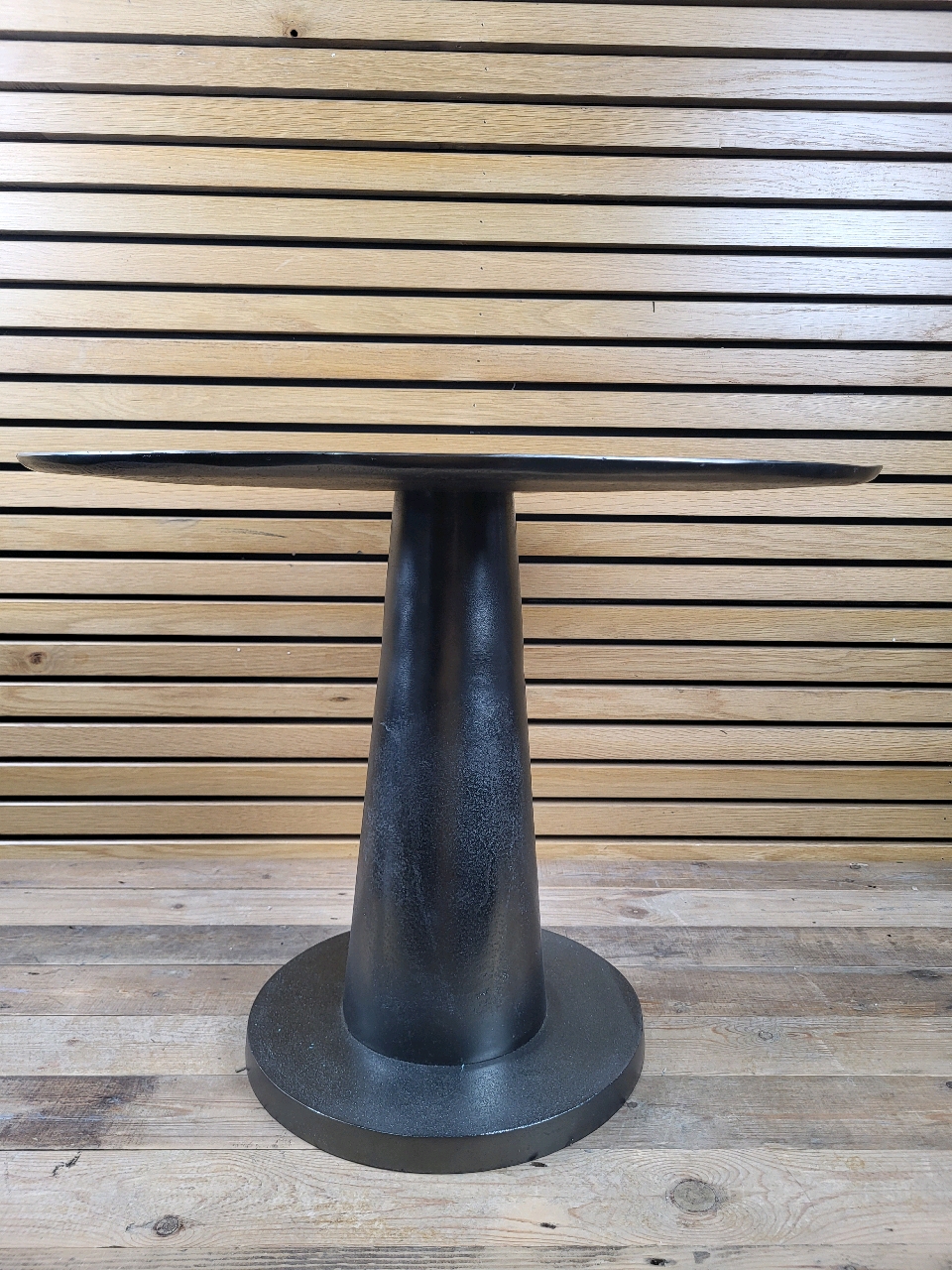 A by Amara Cone Base Metal Side Table - Image 3 of 3