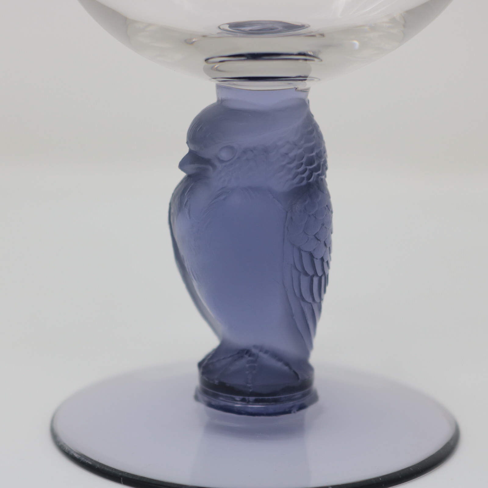 Rene Lalique Glass 'Rapace' Drinking Glass - Image 6 of 9