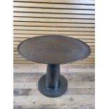 A by Amara Cone Base Metal Side Table