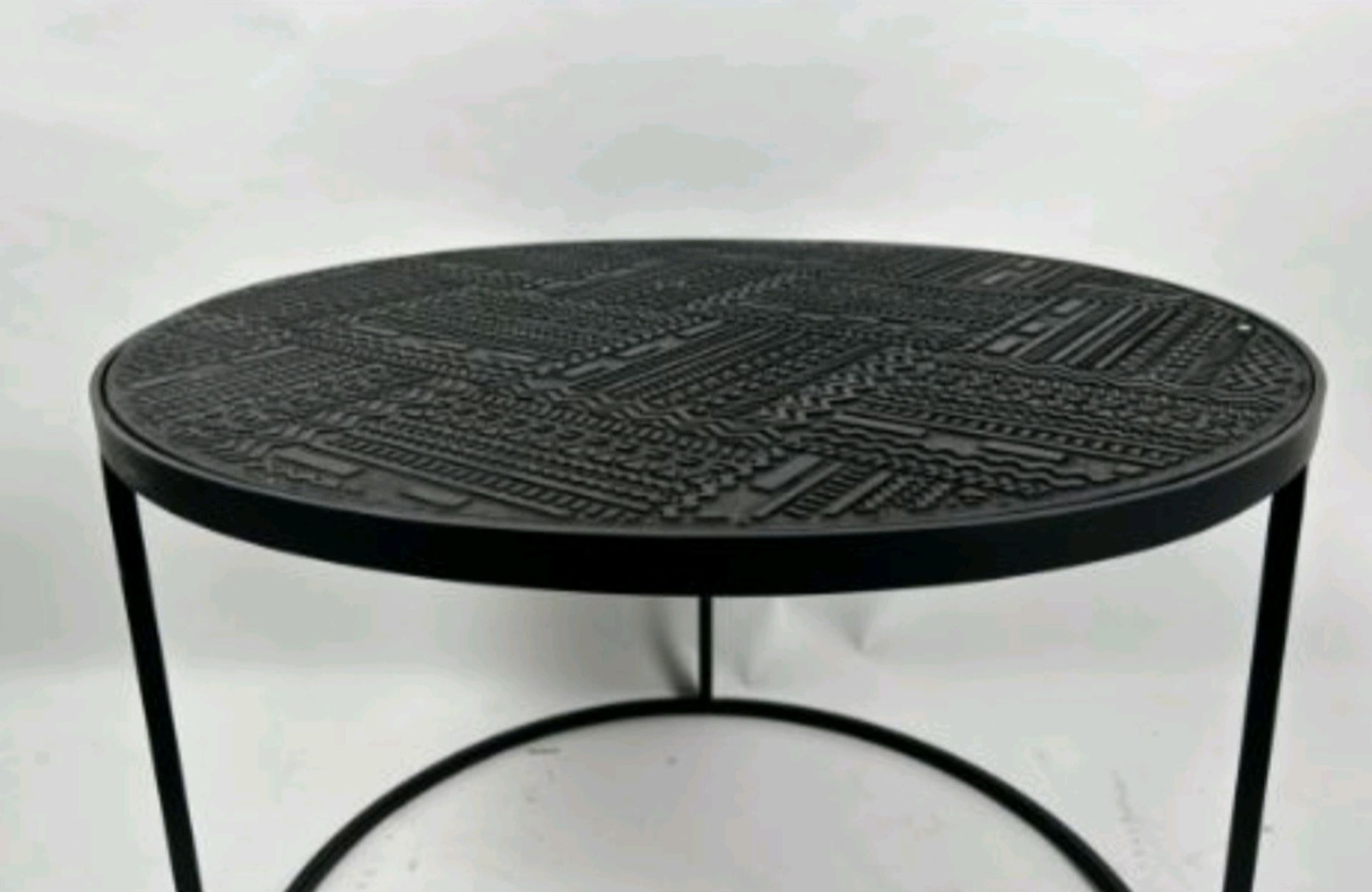 Ethnicraft Ancestors Tabwa Round Coffee Table - Image 3 of 3